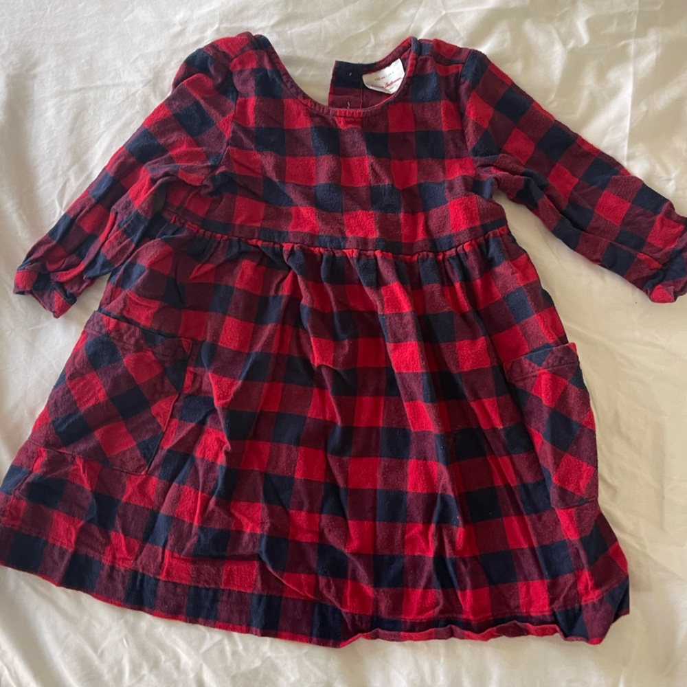 Hanna Andersson Buffalo Plaid Flannel Dress